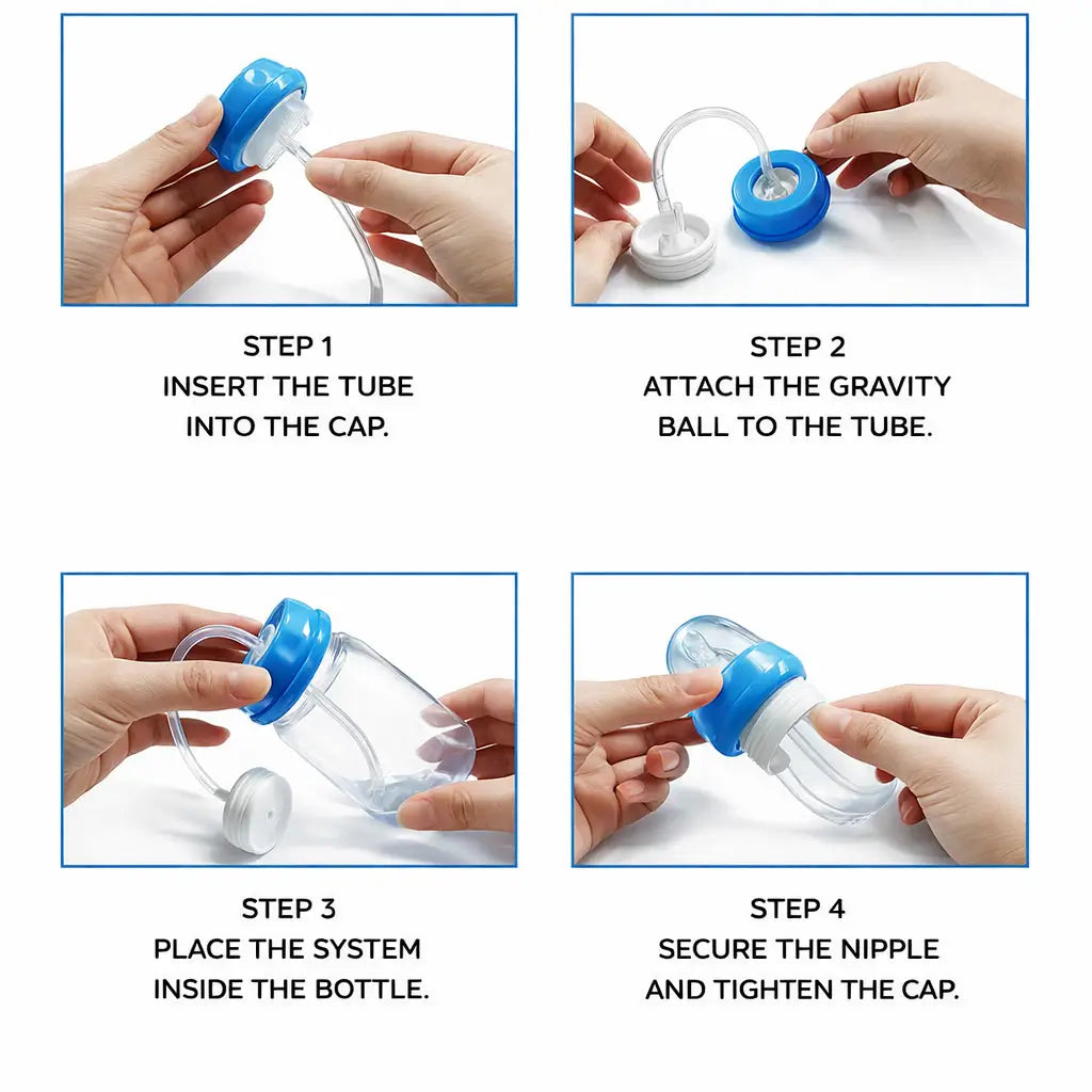 BoogooBaby® - Hands-Free Baby Bottle